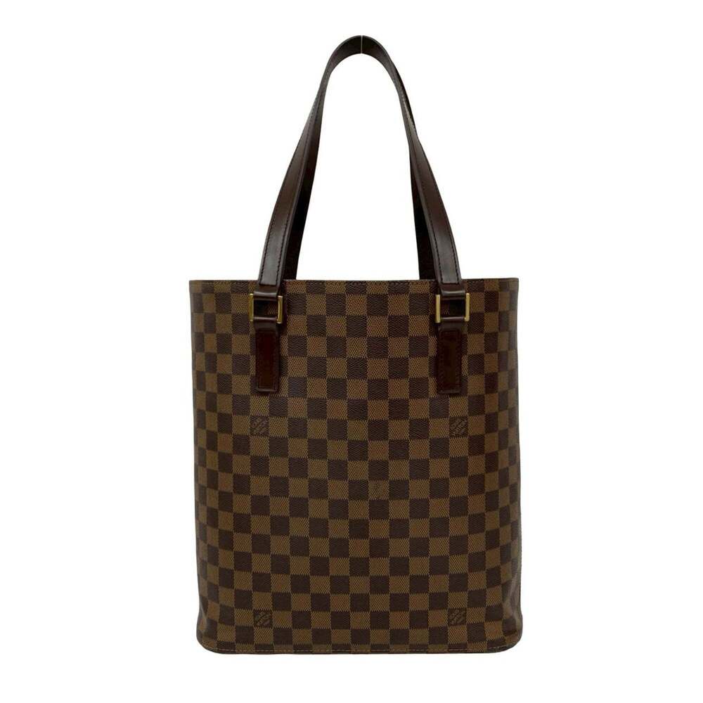 LOUIS VUITTON Brown Damier Leather Tote Bag - Picture 3 of 10